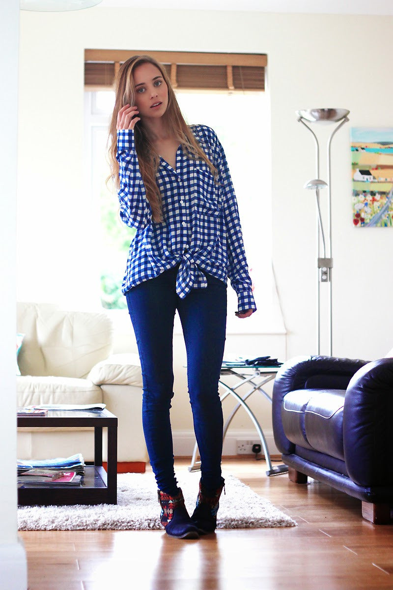 Blue Gingham Shirt Thumbnail