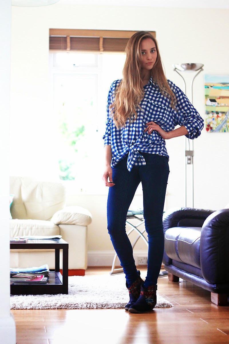 Blue Gingham Shirt Thumbnail