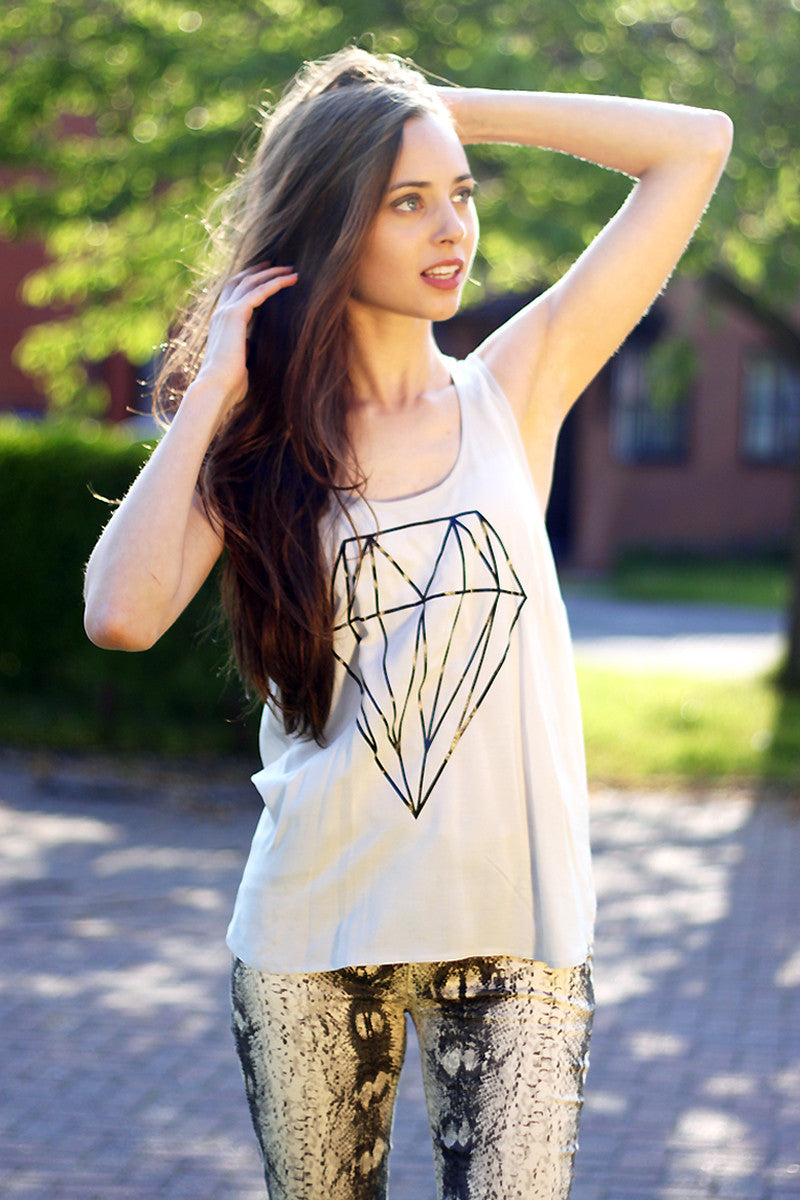 Diamond Print Tank Top Thumbnail
