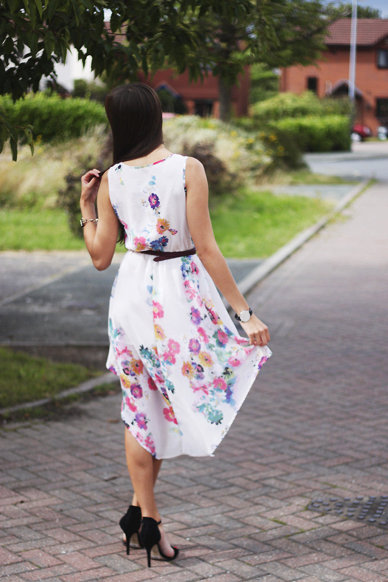 Floral High Low Dress Thumbnail