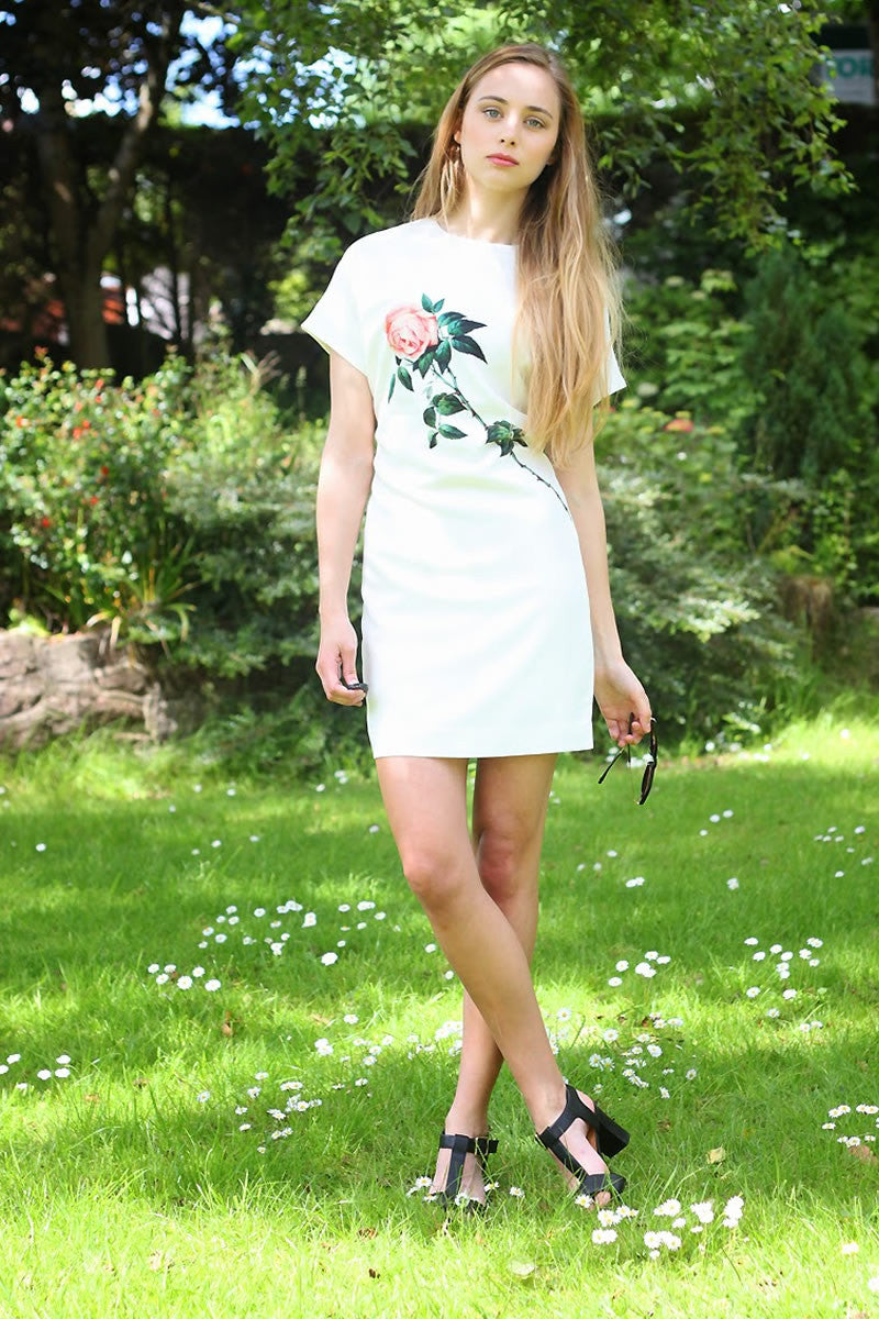 Rose Print Dress Thumbnail